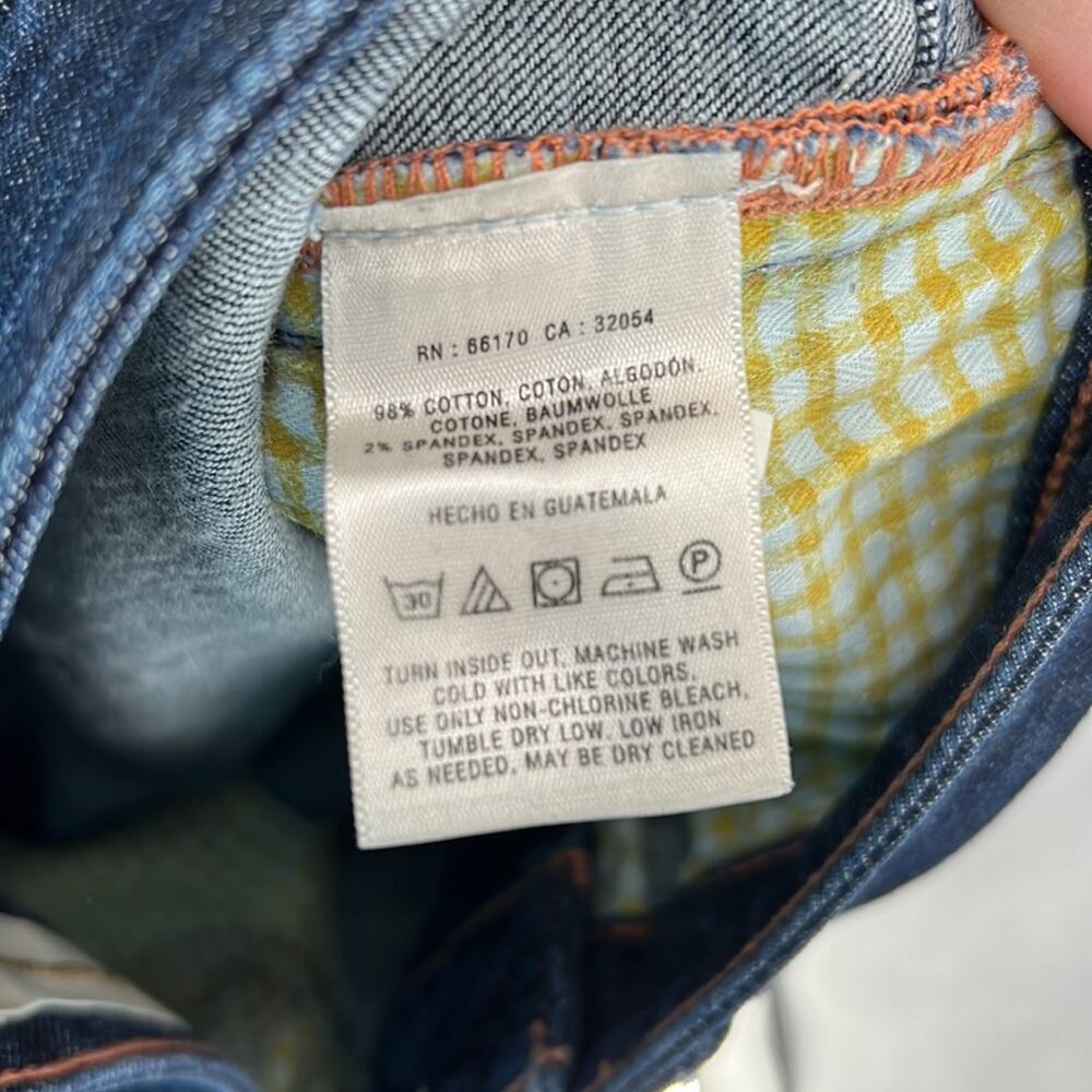 Pilcro and the letterpress Anthropologie Stet Cuffed Jeans - 26 - Dark Wash - Picture 8 of 8